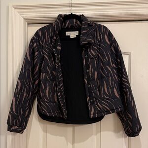 Saltwater LUXE Black and Pink Patterned Jacket